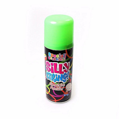 Party Silly String Green 200ml Can Fun Party Decoration - 8002G