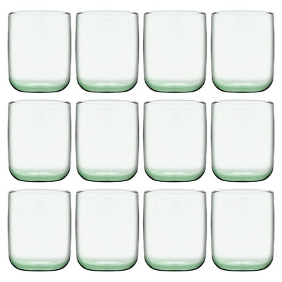 Pasabahce Aware Iconic Recycled Glass Tumblers - 280ml - Green - Pack of 12