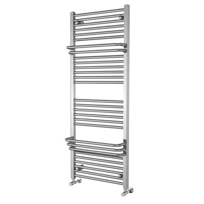 Pascal Chrome Heated Towel Rail - 1400x550mm