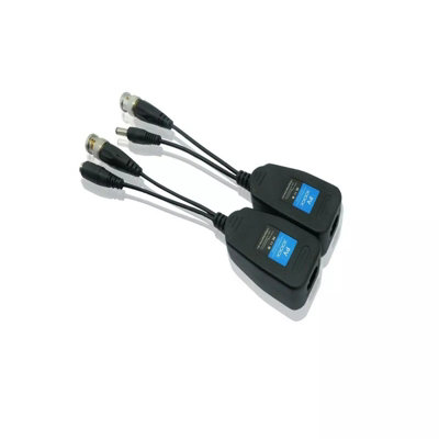 Passieve video balun BNC naar UTP met versterker (set van 2) - cat9