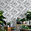 Paste the Wall Black and White Botanical Wallpaper