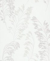 Paste the Wall Elegant White & Pearl Wallpaper
