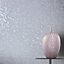 Paste the Wall Grey and Pearl Damask Wallpaper