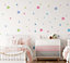 Pastel Colour Wall Stickers Polka Dots Spots