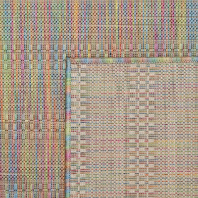 Pastel Multicolour Rainbow Durable Soft Plastic Mottled Flatweave ...