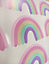 Pastel RaInbow Wall Stickers For Childrens Rooms Kids Nursery Wall Art Removable Wall Decals DIY Peel And Stick Vinyl