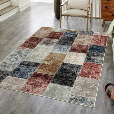 Patchwork Rug - Tokyo Collection 160cm x 120cm