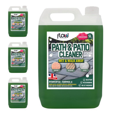 Path & Patio Cleaner Fluid Spray Wet And Walk Away Green Stain Remover