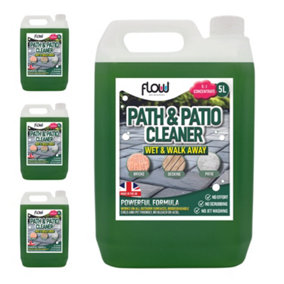 Path & Patio Cleaner Fluid Spray Wet And Walk Away Green Stain Remover - 20 Litre