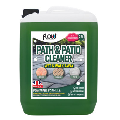 Path & Patio Cleaner Fluid Spray Wet And Walk Away Green Stain Remover