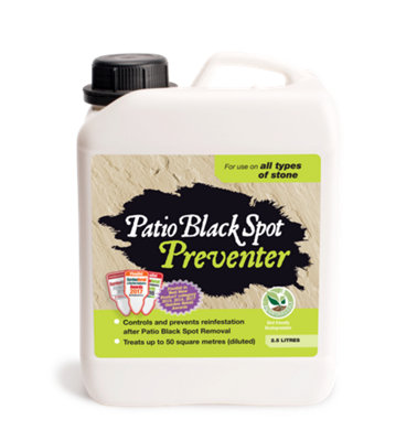 Patio Black Spot Preventer For All Stone Types 2.5 Litre DIY at B&Q