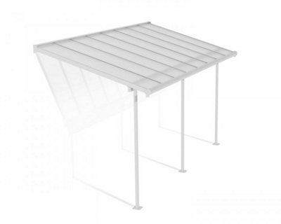 Patio Cover Sierra 2.3X4.6 Clear - Polycarbonate - L447.5 x W224 x H300 - White