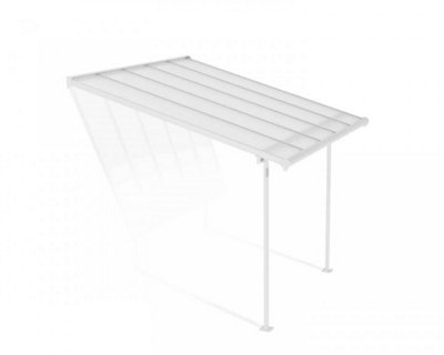 Patio Cover Sierra 3X3.05 Clear - Polycarbonate - L314 x W299 x H305 - White