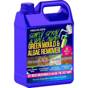 Patio, Fencing and Decking green mould and algae killer