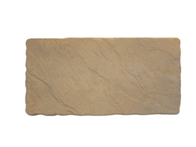 Patio Paving Slabs 'The Alderley' Honey Brown 450 x 225 x 32mm Pack