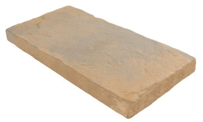 Patio Paving Slabs 'The Alderley' Honey Brown 600 x 300 x 35mm - Pack of 60 - 3