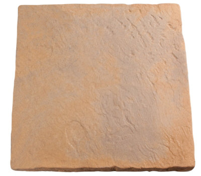 Patio Paving Slabs 'The Alderley' Honey Brown 600 x 600 x 35mm - Pack of 30