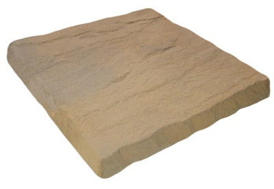 Patio Paving Slabs 'The Alderley' Honey Brown 600 x 600 x 35mm - Pack of 30