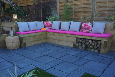 Patio Paving Slabs 'The Alderley' Welsh Slate 450 x 255 x 32mm - Pack of 60 - 4