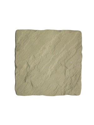Patio Paving Slabs 'The Gawsworth' Weathered York 300 x 300 x 38mm - Pack of 50