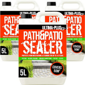 Patio Seal Patio Sealant for Indian Sandstone Concrete Paths Patios 15L