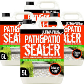 Patio Seal Patio Sealant for Indian Sandstone Concrete Paths Patios 20L