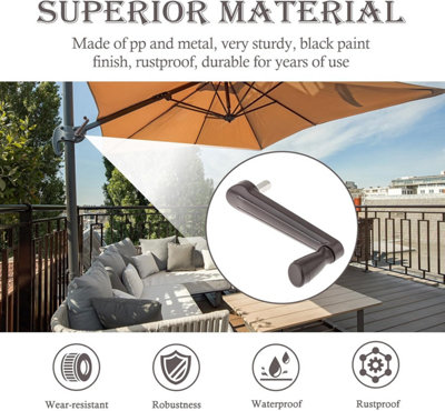 Accessoires de Parasol Réglables Remplacer Support Parapluie Pièces de Rechange