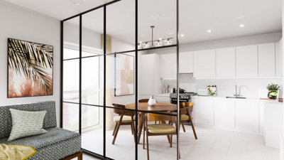 Patishon Ultimate Glazed Partition H 2400mm x W 3750mm | DIY at B&Q