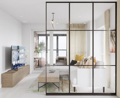Patishon Ultimate Glazed Partition H 2500mm x W 1650mm