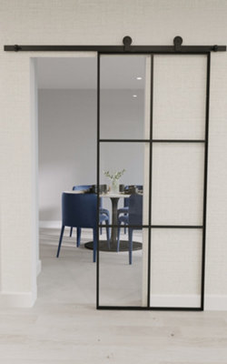 Glass sliding store doors b&q