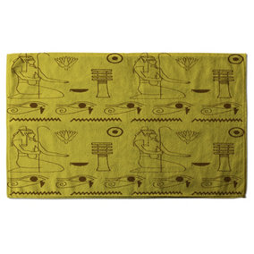 Pattern of Egyptian hieroglyphics (Bath Towel) / Default Title