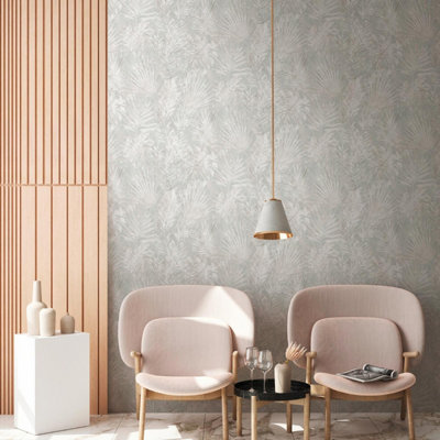 Patterned Non Woven Wallpaper 10.05m x 53cm for Living Room, Bedroom ...