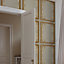 Paul Moneypenny Neutral Beige Rococo Plaster Panel Wallpaper for Grandeco