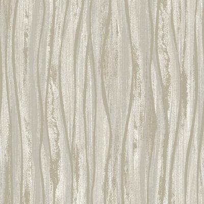 Paul Moneypenny Silent Valley Metallic Neutral Wallpaper for Grandeco