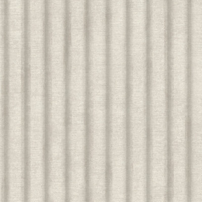 Paul Moneypenny Silver Gilded Vertical Stripe Textured Wallpaper for Grandeco