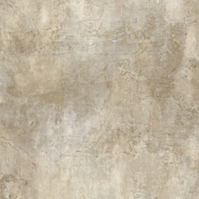 Paul Moneypenny Taupe Castello Plaster Patina Wallpaper for Grandeco