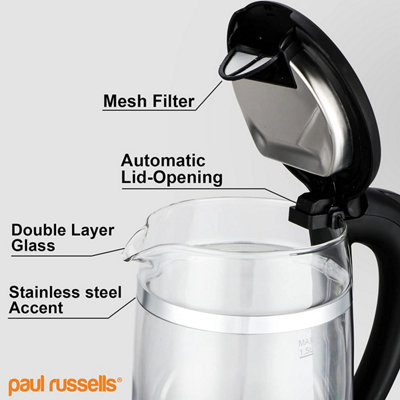 Stainless Steel Electric Water Kettle Double Layers Scald Proof