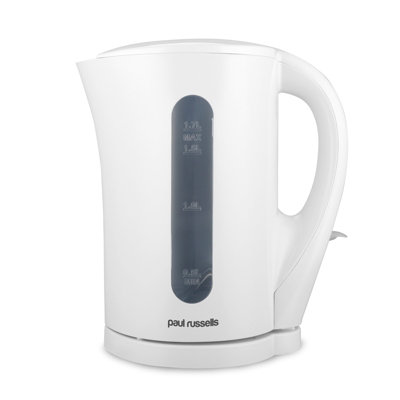 Paul Russells Electric Plastic Kettle, 2200W 1.7L, Hot water