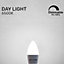 paul russells LED Candle Dimmable Bulb Bayonet Cap BC B22, 5.5W 470Lumens C37, 40w Equivalent, 6500K Day Light Bulbs, Pack of 3