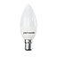 paul russells LED Candle Dimmable Bulb Small Bayonet Cap SBC B15d, 5.5W 470Lumens C37 40w Equivalent, 2700K Warm White Bulb
