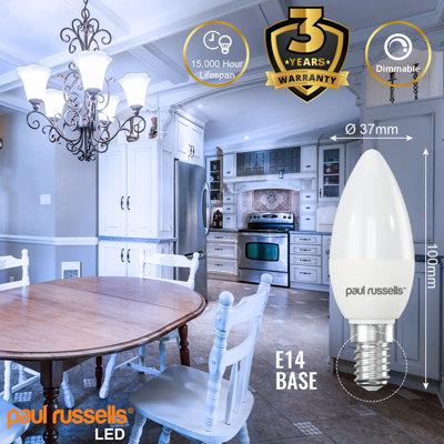 5.5W 3-pack E14 LED Candle Bulb 4000K Buy in Ireland