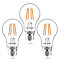 paul russells LED Filament Dimmable GLS Bulb, BC B22, 7W 806 Lumens, 60w Equivalent, 2700K Warm White, Pack of 3
