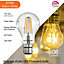 paul russells LED Filament Dimmable GLS Bulb, BC B22, 7W 806 Lumens, 60w Equivalent, 2700K Warm White