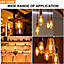 paul russells LED Filament ST64 Bulbs, 4.5W 400 Lumens, 35w Equivalent, 2200K Amber, Pack of 1