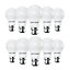 paul russells LED GLS Dimmable Bulb Bayonet Cap BC B22, 8.5W 806Lumens 60w Equivalent, 4000K Cool/Natural White Light, Pack of 10