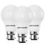 paul russells LED GLS Dimmable Bulb Bayonet Cap BC B22, 8.5W 806Lumens 60w Equivalent, 6500K Day Light Bulbs, Pack of 3