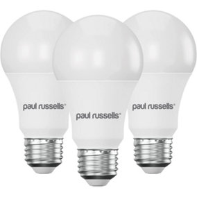 paul russells LED GLS Dimmable Bulb Edison Screw ES E27, 14W 1521Lumens 100w Equivalent, 2700K Warm White Light, Pack of 3