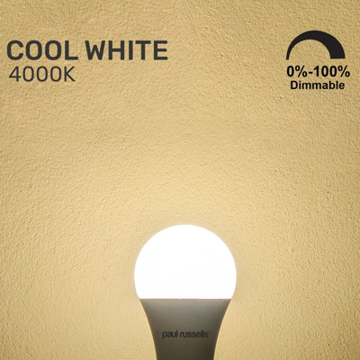 paul russells LED GLS Dimmable Bulb Edison Screw ES E27, 14W 1521Lumens ...