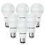 paul russells LED GLS Dimmable Bulb Edison Screw ES E27, 14W 1521Lumens 100w Equivalent, 4000K Cool White Light, Pack of 6