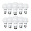 paul russells LED GLS Dimmable Bulb Edison Screw ES E27, 8.5W 806Lumens 60w Equivalent, 2700K Warm White Light Bulbs, Pack of 10